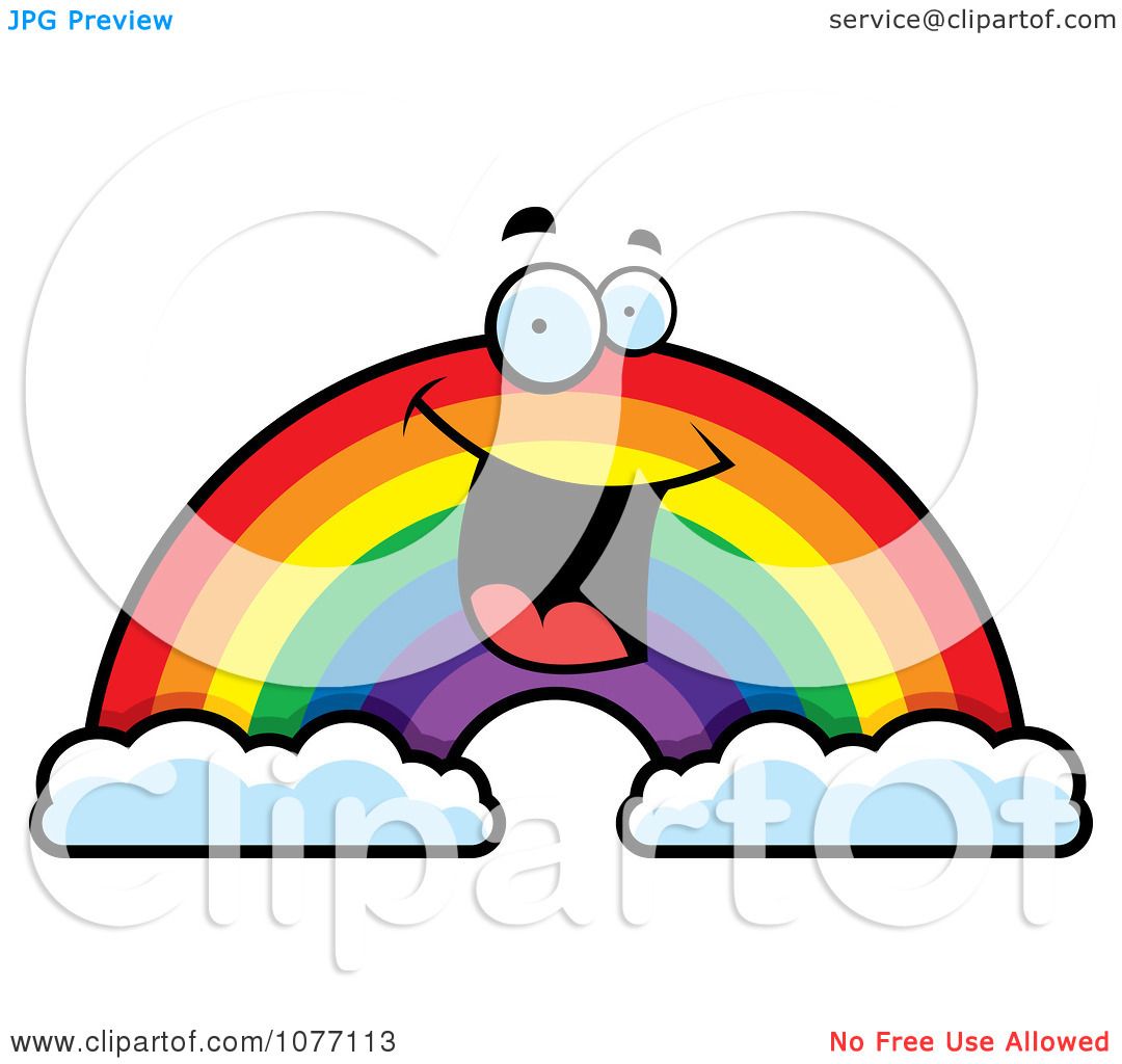 1080x1024 Rainbow Clipart Happy Rainbow