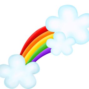 286x286 27 Best Rainbow Clip Images Beautiful, Cards