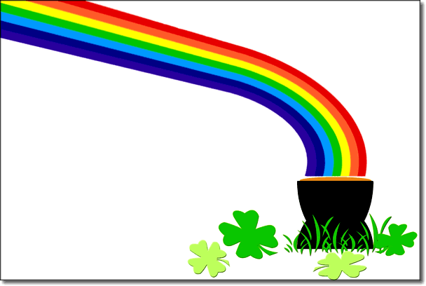 608x408 Luck Clipart Rainbow