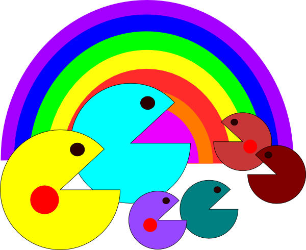 600x490 Rainbow Clip Art