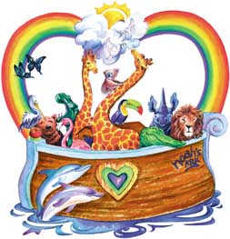 253x263 Ark Clipart Rainbow