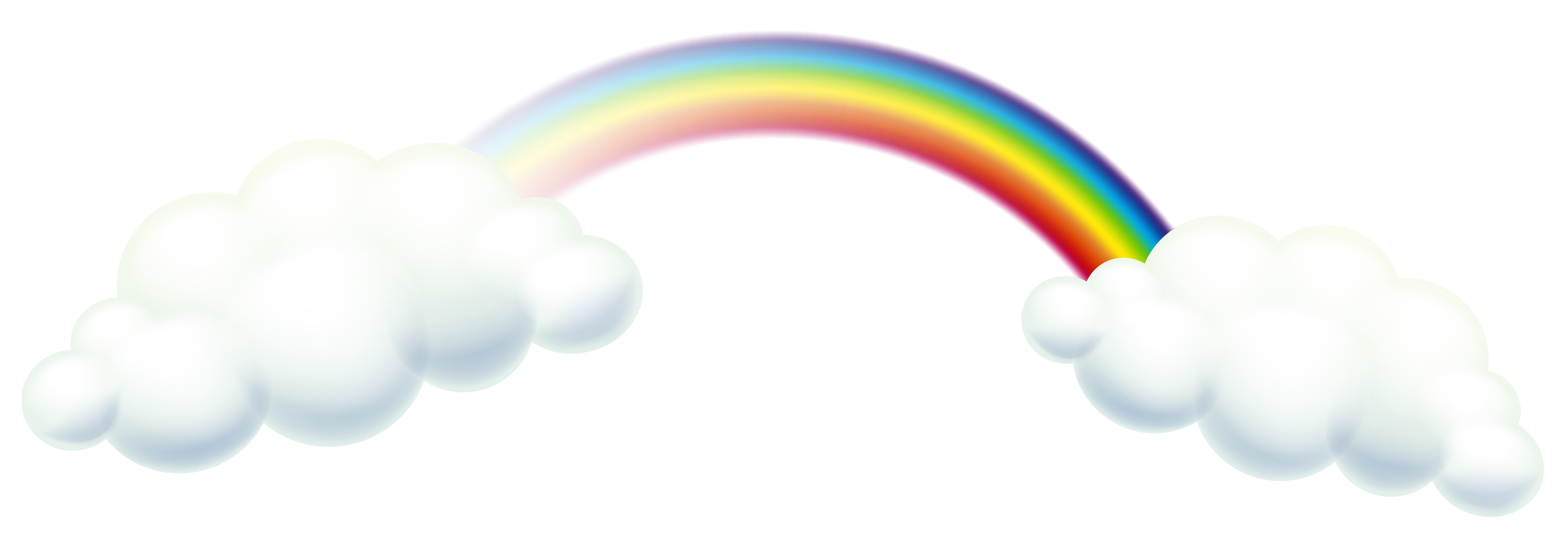 7184x2480 Rainbow And Clouds Png Clip Art Imageu200b Gallery Yopriceville