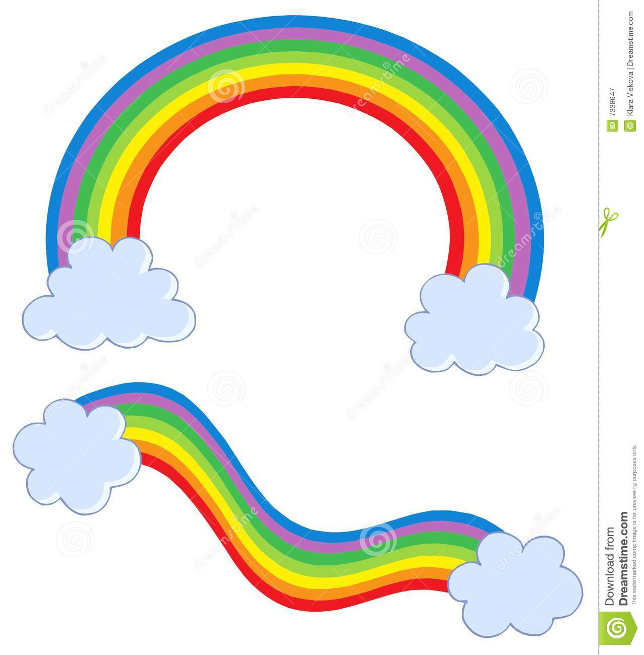 1277x1300 Rainbows With Clouds Royalty Clipart Panda