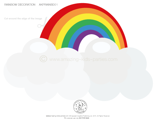 500x386 Kids Party Ideas Rainbow Party