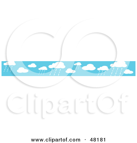 450x470 Rain Border Clipart