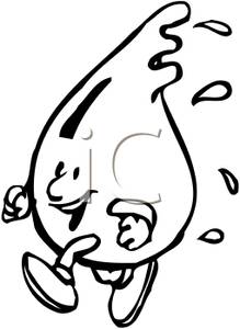 219x300 And White Smiling Raindrop