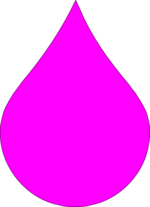 216x299 Pink Rain Drop Clip Art