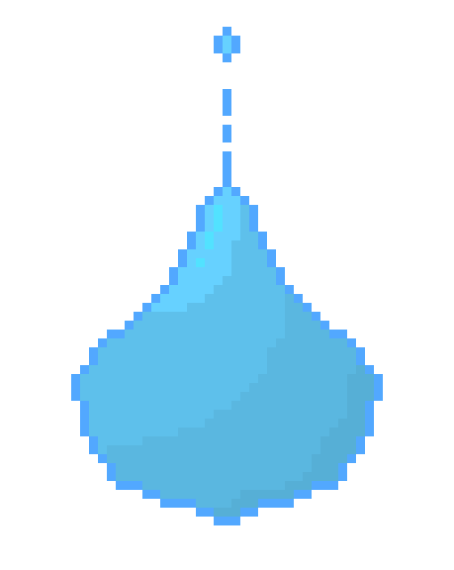 510x640 Raindrop Pixel Art Maker
