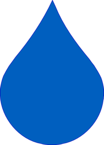 216x299 Blue Rain Drop Clip Art