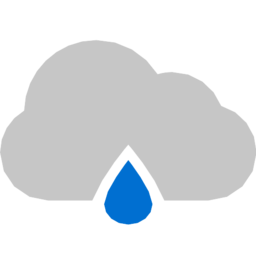 256x256 Cloud,raindrop Pngicoicns Free Icon Download