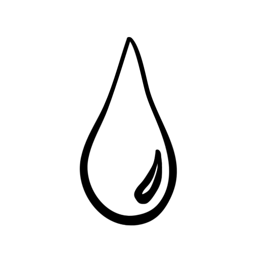 512x512 Raindrop Clip Art