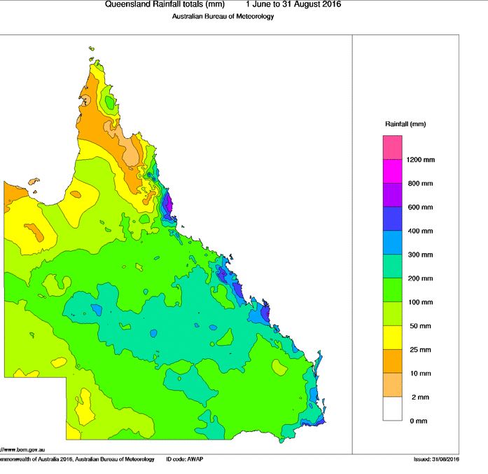 697x676 Queensland Rainfall Totals For Winter
