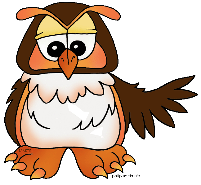 648x597 Animals Clip Art By Phillip Martin, Owl