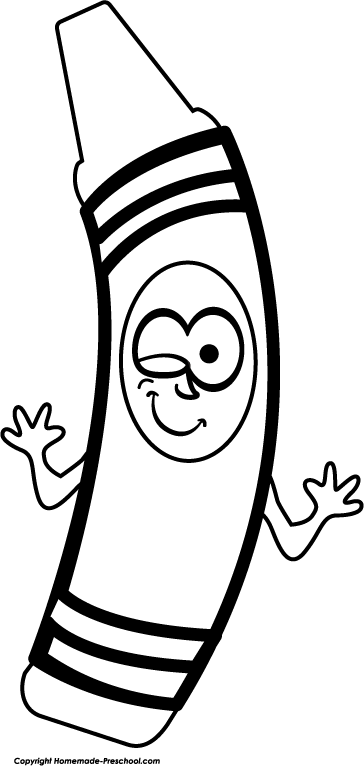 364x766 Top 86 With Crayons Clip Art