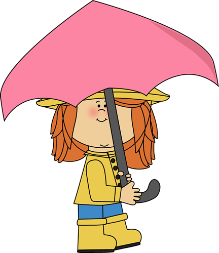 432x500 Girl Clipart Umbrella