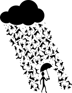 232x300 Raining Cats And Dogs Clip Art Download