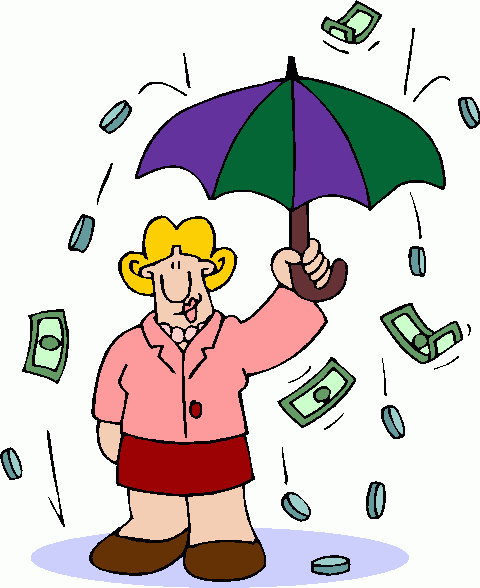 480x588 Raining Money Animated Clipart