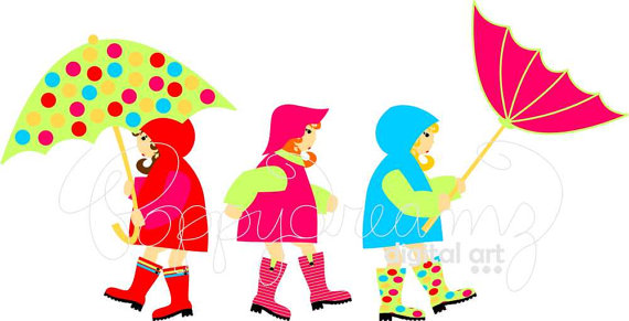 570x291 Rainy Day Clip Art Pack 300 Dpi Transparent Png Card Making