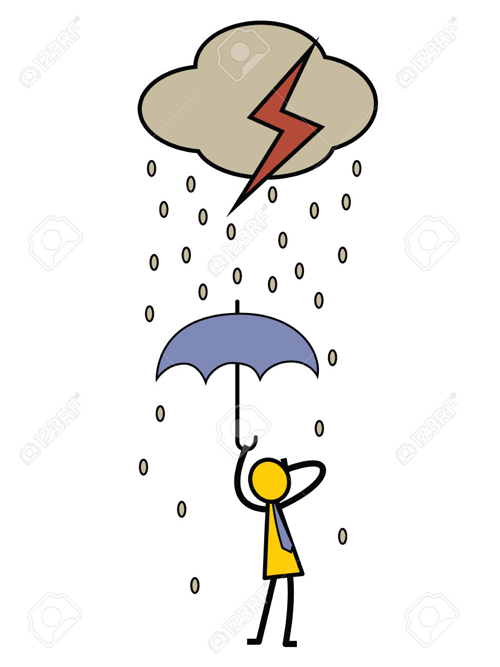 975x1300 Thunder Clipart Rainy Day