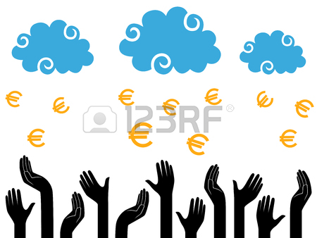 450x338 325 Money Falling From Sky Stock Illustrations, Cliparts