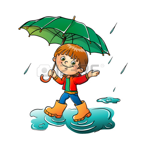 450x450 397 Dancing In The Rain Stock Vector Illustration And Royalty Free