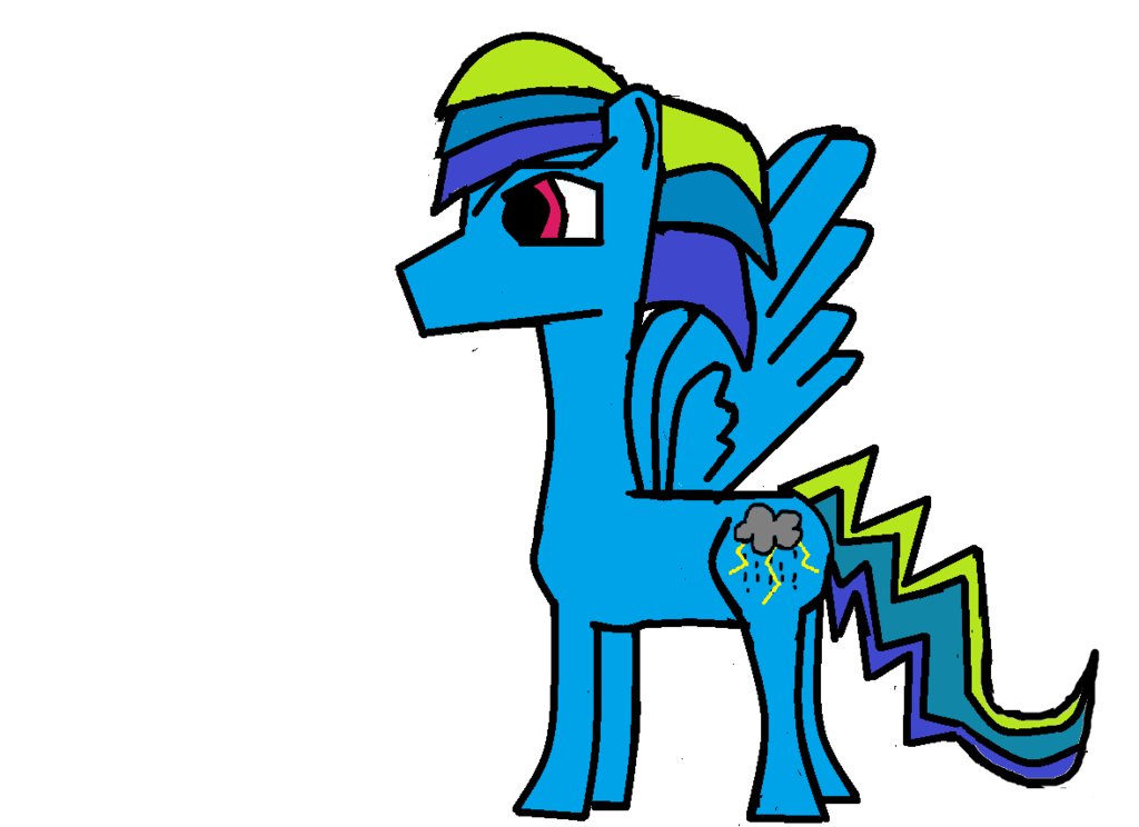 1024x744 Mlpnext Generationrainstorm Blitz (Redraw) By Theponyfangirl