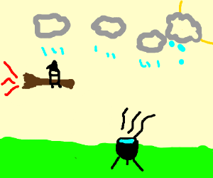 300x250 Wicked Witch In A Rainstorm