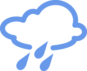 300x244 Rainy Weather Symbols Clip Art