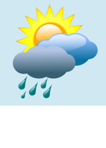 213x298 Weather Forecast Partly Sunny With Rain Clip Art