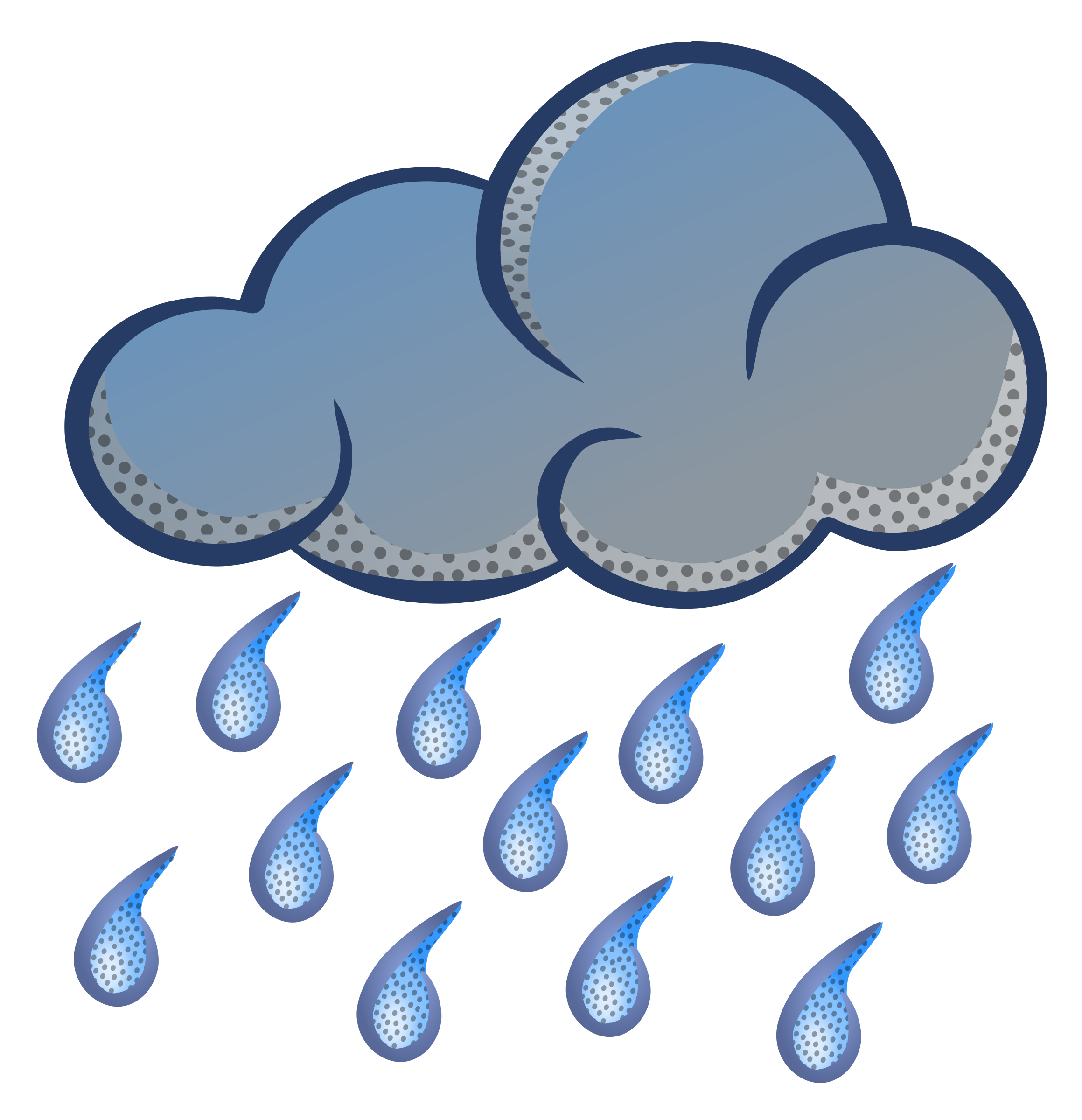 2319x2400 Rain Clipart Image Clip Art Rain Clouds 2 Image