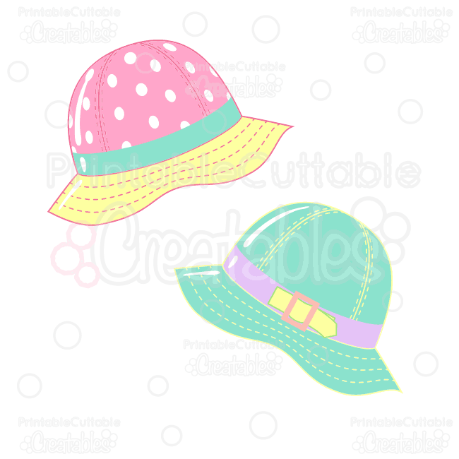 650x650 Rainy Day Rain Hats Clipart Amp Svg Cut Files