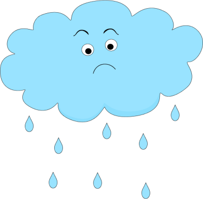 400x391 Sad Clipart Rainy Day