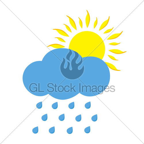 500x500 Sunny And Rainy Day Gl Stock Images