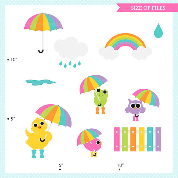 570x570 Spring Clip Art Clipart Rain Rainy Day Umbrella