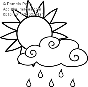 300x298 Rain Clouds Clipart Black And White Clipart Panda