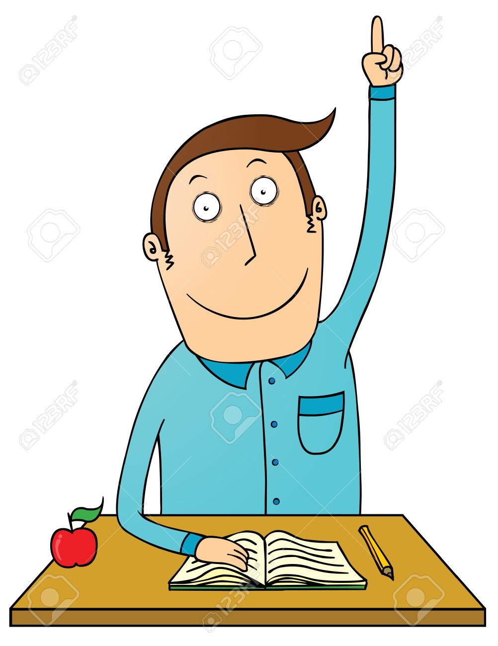 1002x1300 Raise Hand Clipart