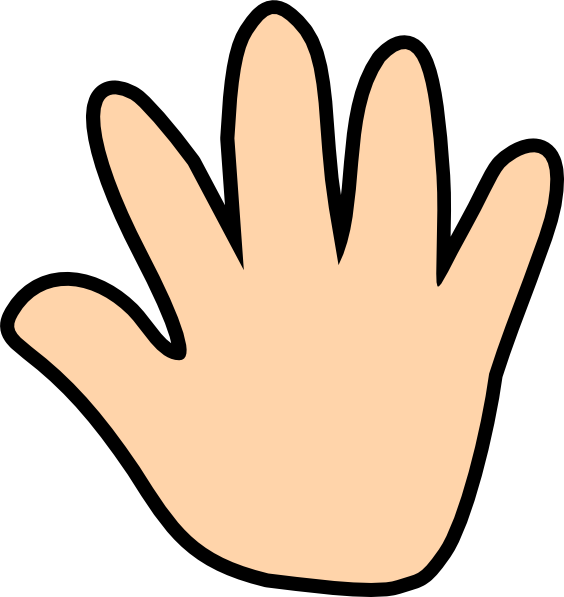 564x597 Color Clipart Kid Hand