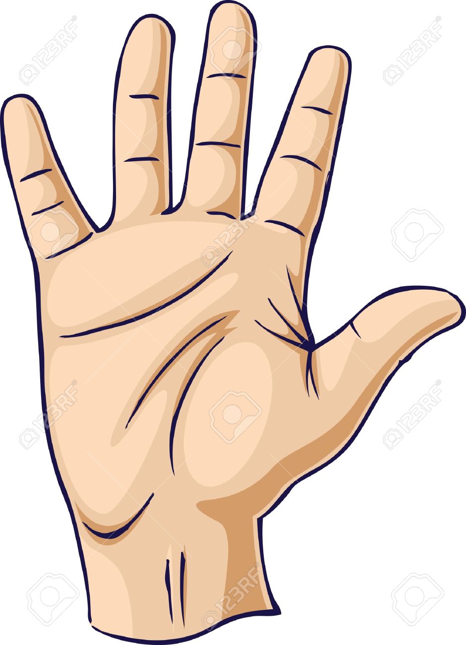 940x1300 Hand Raised In An Open Hand Gesture Royalty Free Cliparts, Vectors