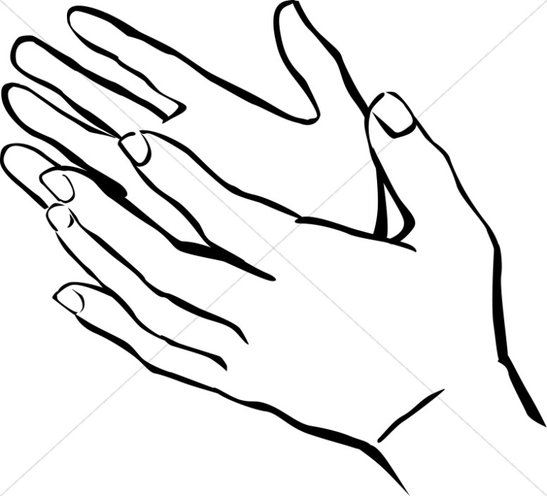 776x704 Hands Raised In Worship Clipart