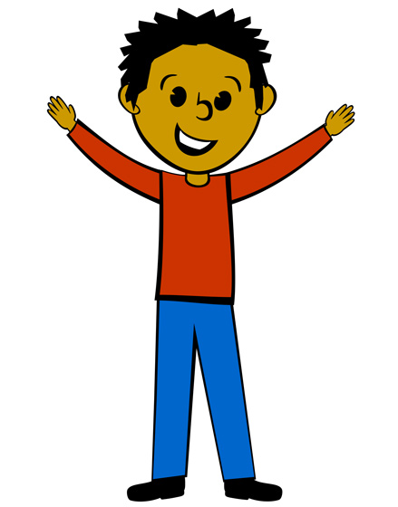 439x560 Boy Turning To Man Clipart