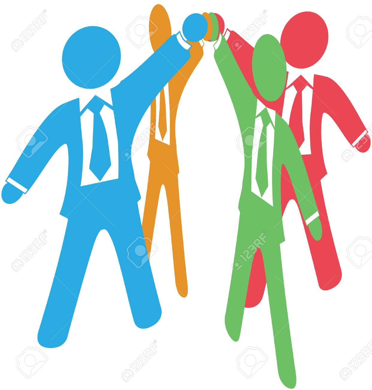 1242x1300 Business People Team Up Join Raised Hands Together To Collaborate