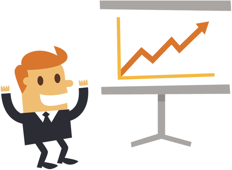 750x550 Cartoon Happy Businessman Hands Raised Up 1designshop