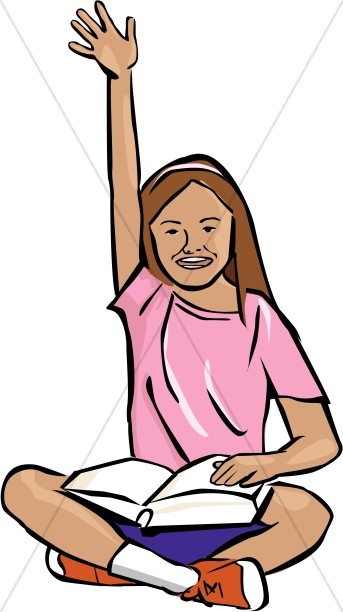 343x612 Kid Raising Hand Clipart