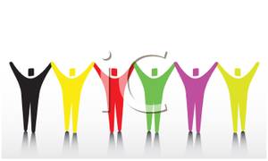 300x180 Team Of People Raising Their Hands Celebrating