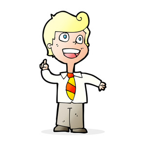 300x300 Cartoon Chef Man Raising Hands Royalty Free Stock Image