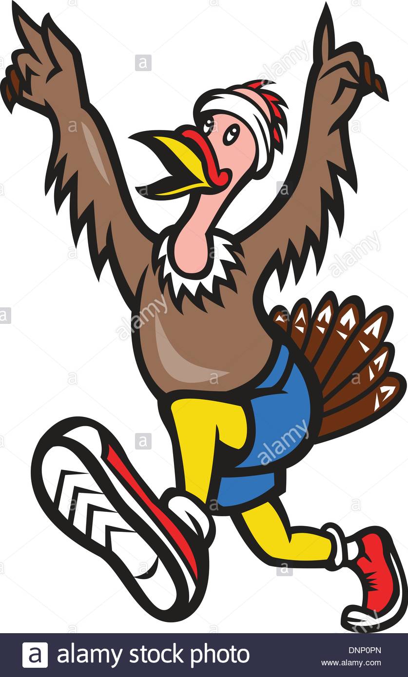 837x1390 Illustration Of A Wild Turkey Run Trot Running Runner Raising