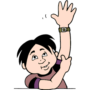 300x300 Raise Hand Clipart