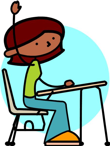 454x599 Student Raising Hand Clipart
