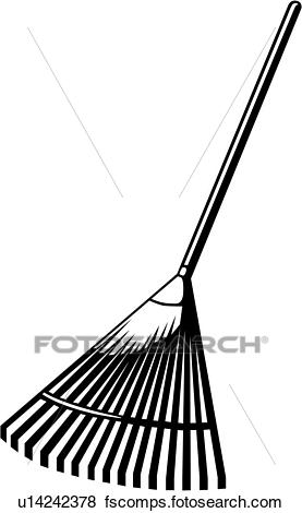 277x470 Clip Art Of , Rake, Tool, U14242378