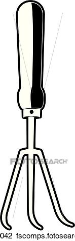 148x470 Clipart Of Tool, Tools, Illustration, Hand, Rake U19970042